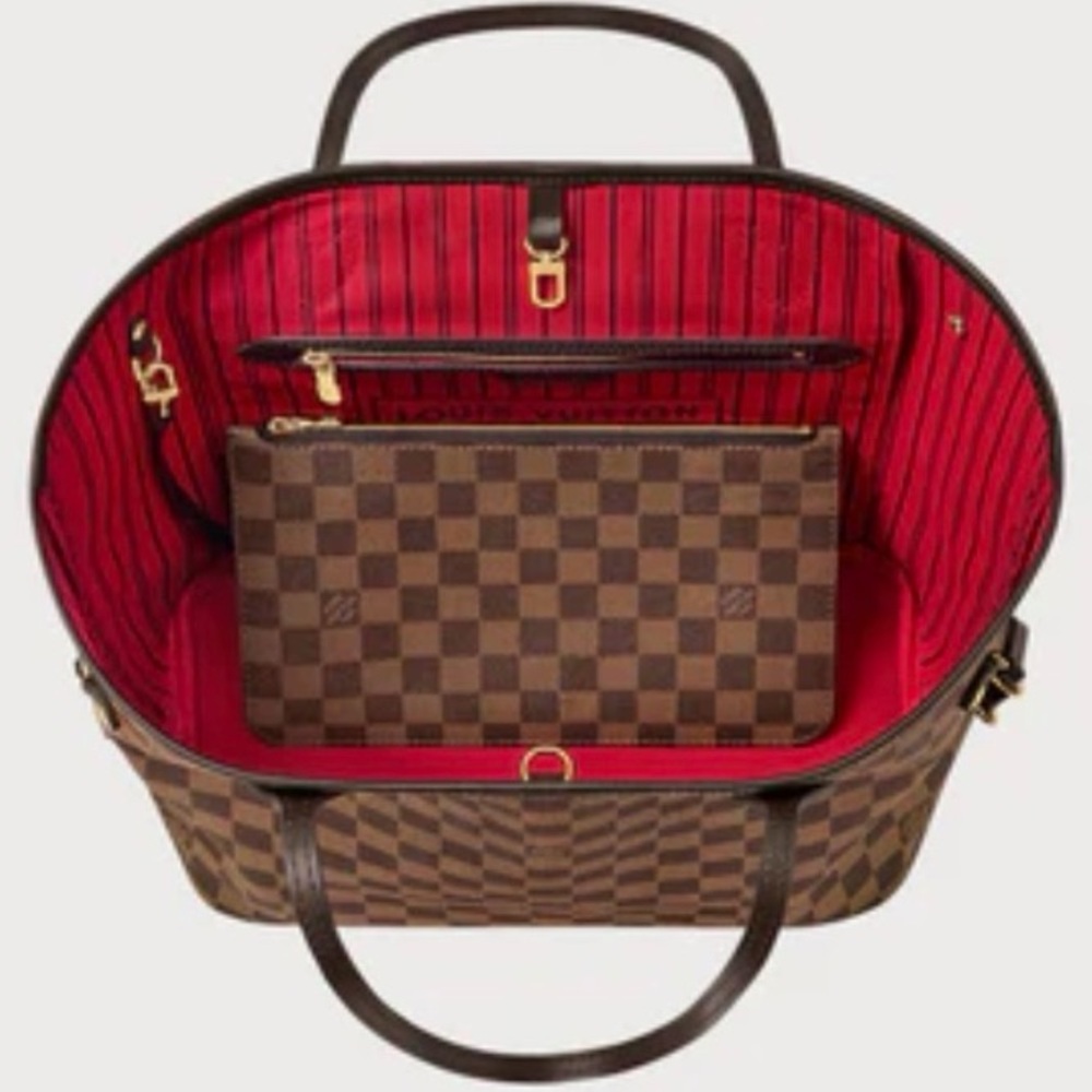 👜 Damier Neverfull tote & Pouch 👝 fashion bag 💼 - Picture 1 of 14